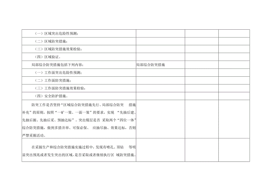 防治煤与瓦斯突出细则自检自查对照表.docx_第2页