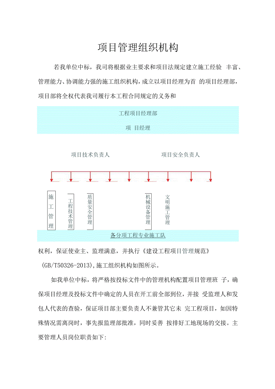 项目管理组织机构.docx_第1页