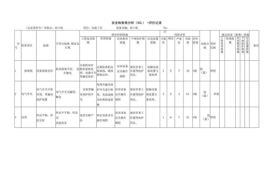 食品厂双体系资料之封口机.docx_第1页