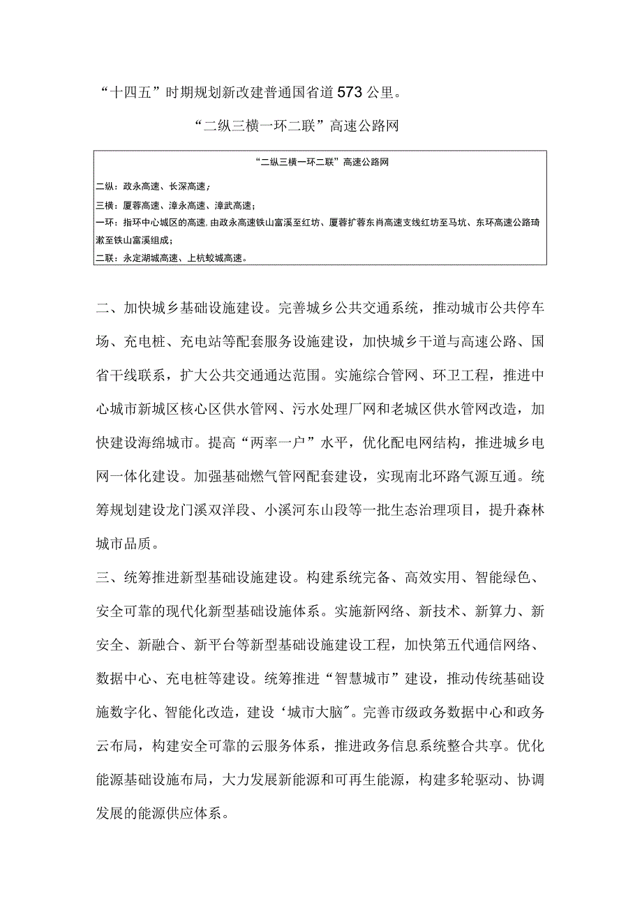 龙岩市基础设施十四五规划和2035年远景目标纲要建设现代化综合交通网络.docx_第2页