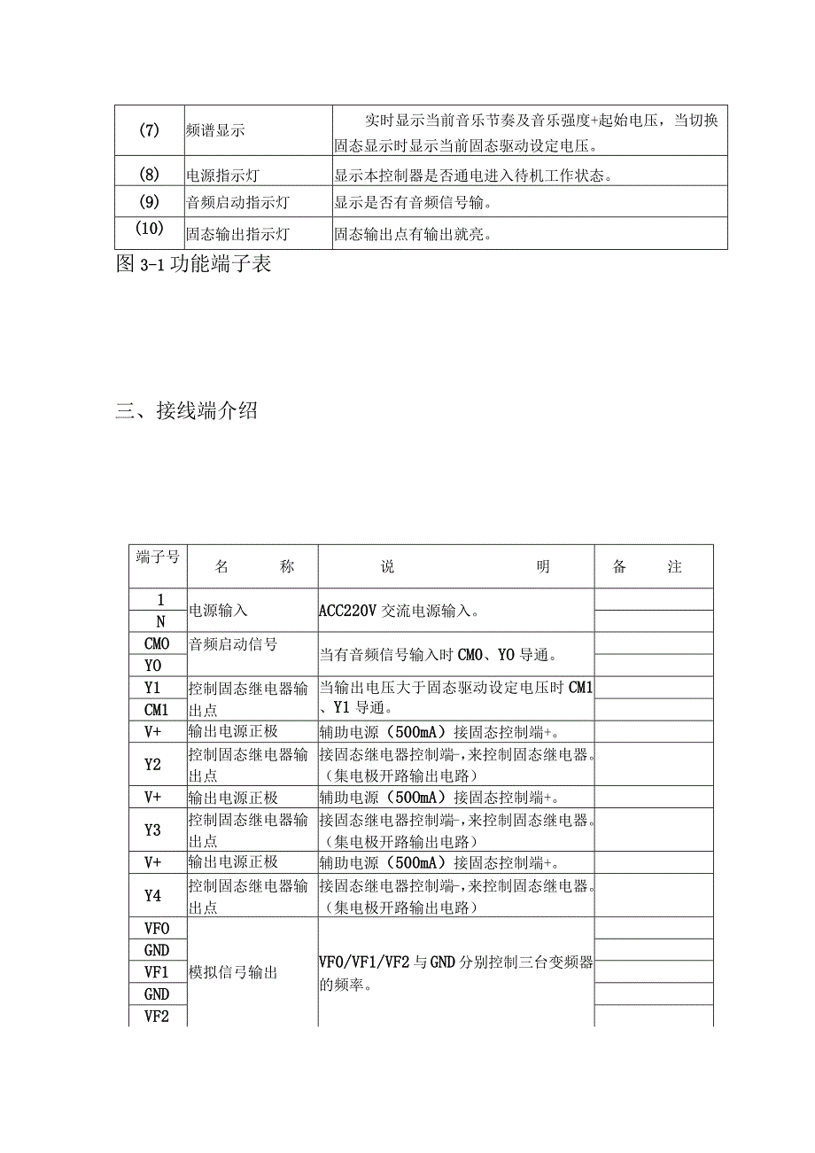 音乐喷泉控制器说明书XHYK10型.docx_第3页