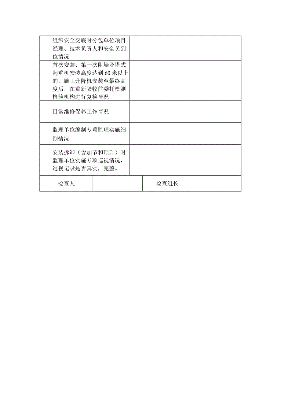 起重机械设备检查用表(台账资料).docx_第2页