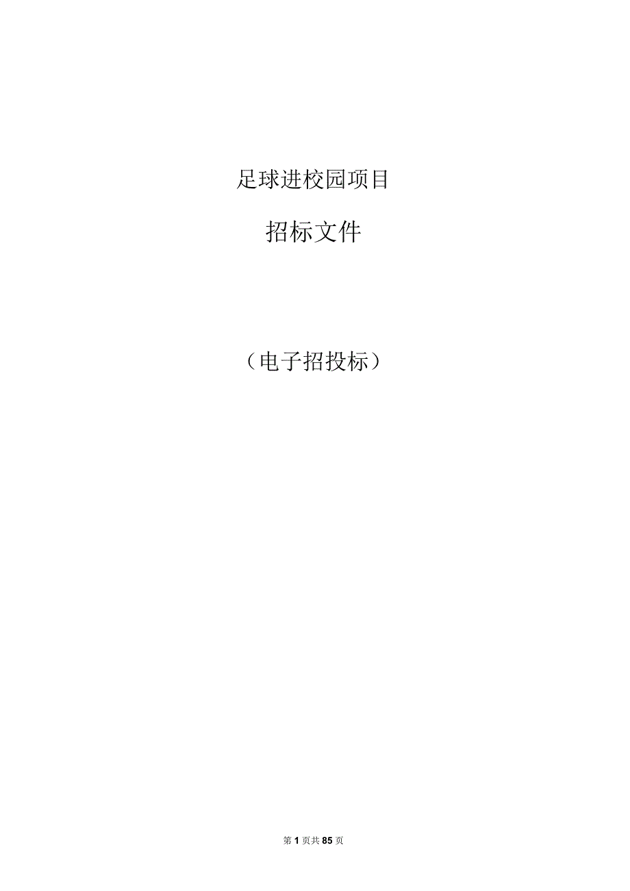 足球进校园项目招标文件.docx_第1页