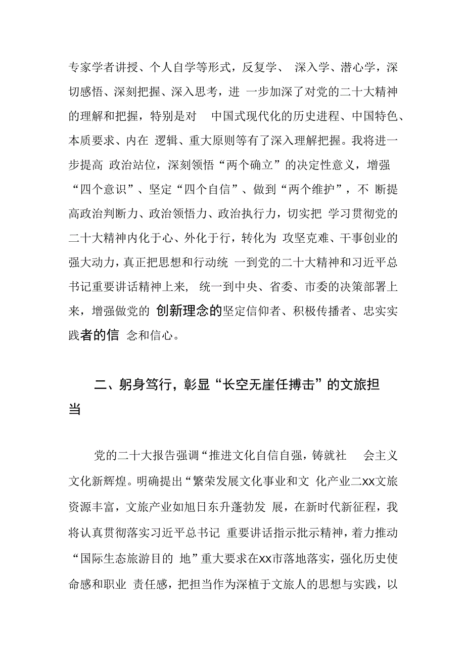 文体旅游广电局长中心组研讨发言蓝图已绘就 奋斗正当时.docx_第2页