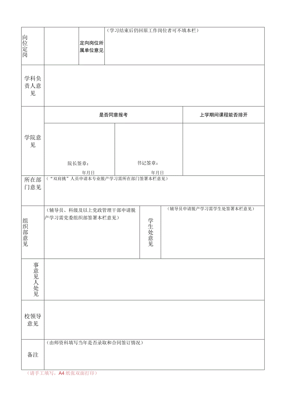 教职工在职攻读博士硕士学位申请表.docx_第2页