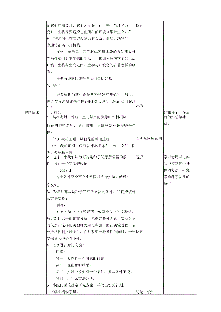 教科版科学五年级下册第一单元教案.docx_第2页