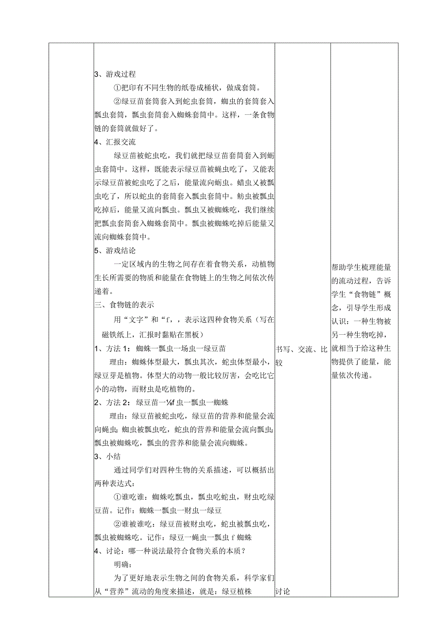 教科版科学五年级下册16食物链和食物网教案.docx_第3页