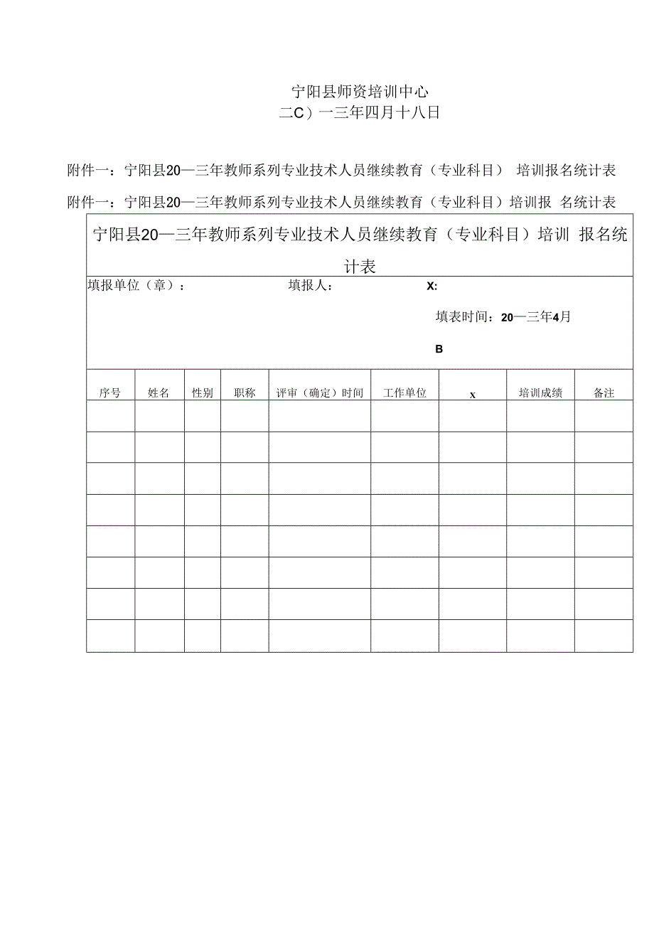 教师专业科目培训通知.docx_第2页