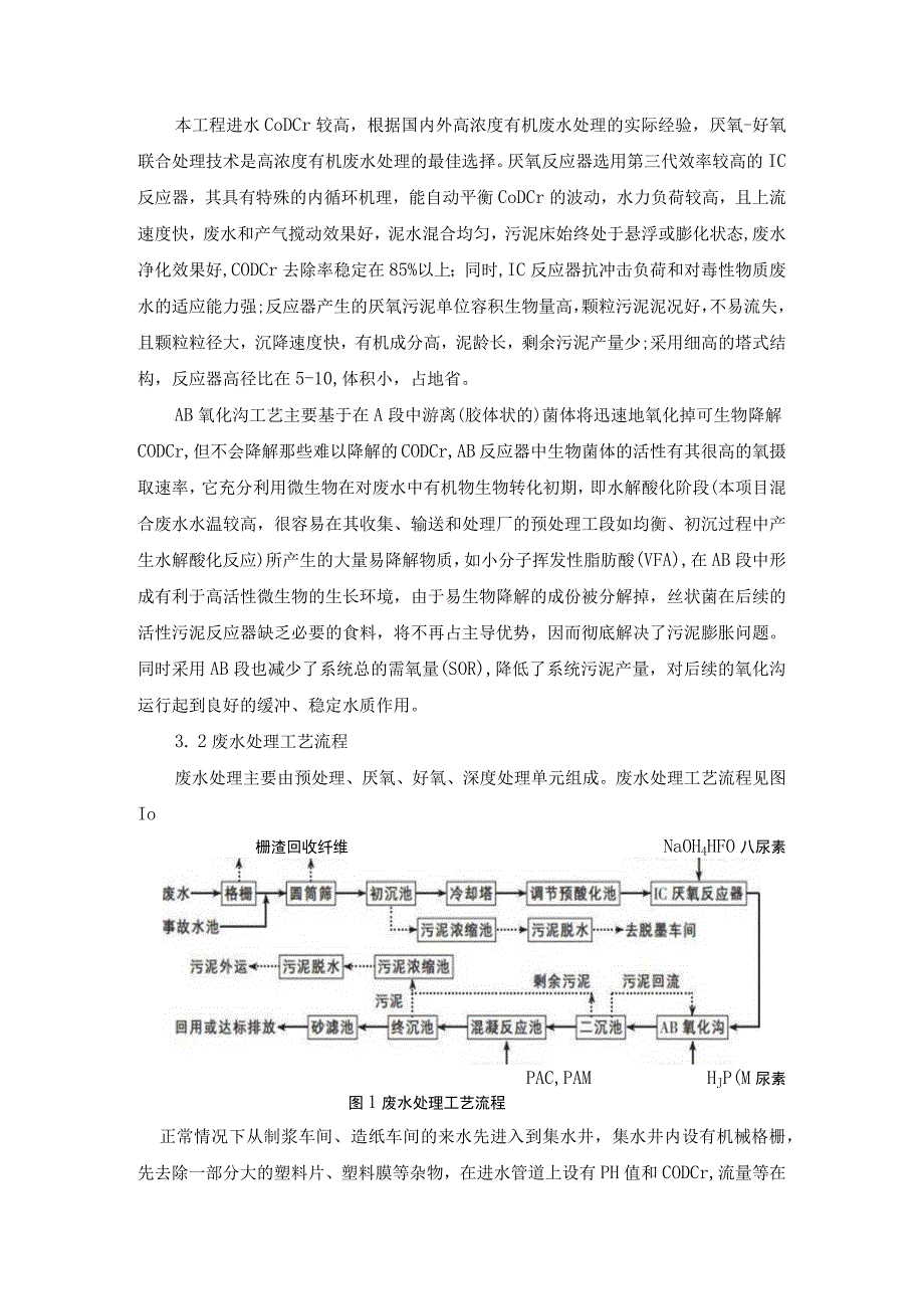 造纸废水处理混凝沉淀厌氧AB氧化沟工艺.docx_第2页