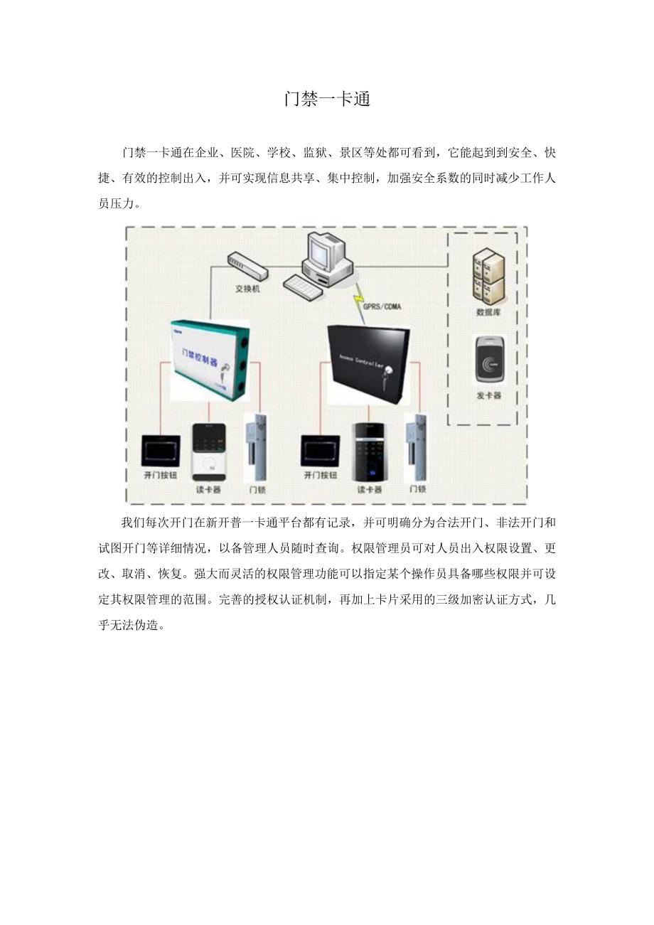 门禁一卡通.docx_第1页