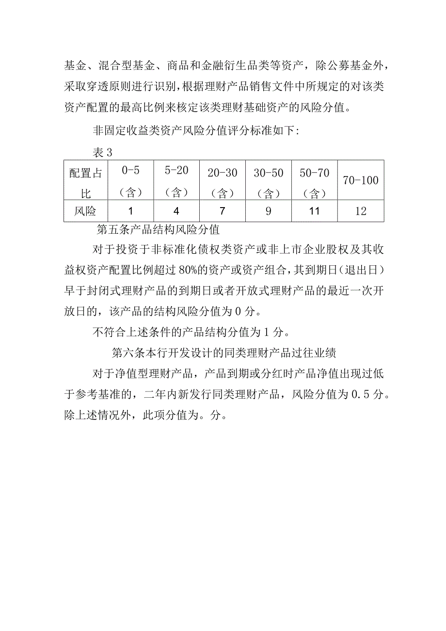 银行理财产品风险评级评分规则.docx_第3页