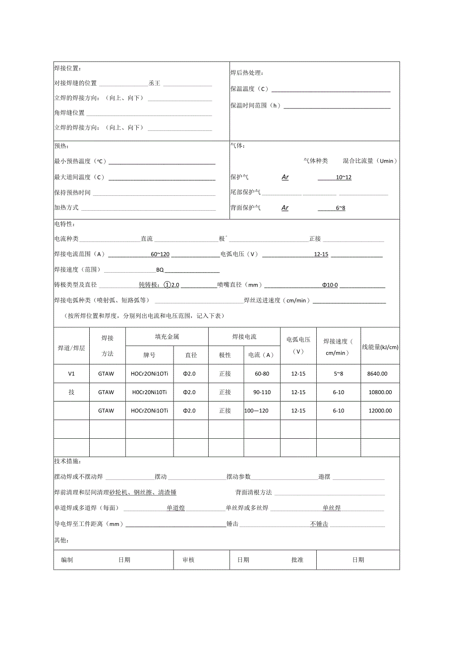 1Cr18Ni9Ti8mm板状对接焊接工艺评定氩弧焊转换.docx_第2页