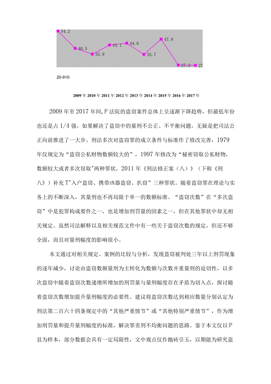 201906盗窃次数与量刑幅度增加刑罚量的考量.docx_第2页