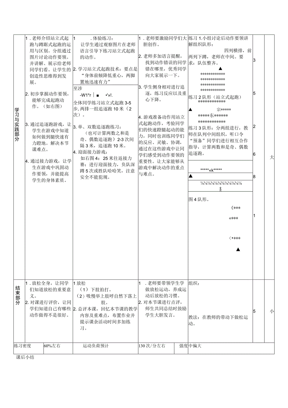 2023—2023学年人教版初中体育与健康八年级全一册第二章田径——50米快速跑教学设计表格式.docx_第3页