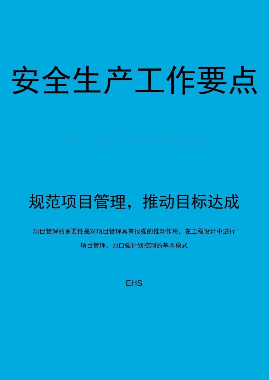 2023年公司安全生产工作要点9页.docx_第1页