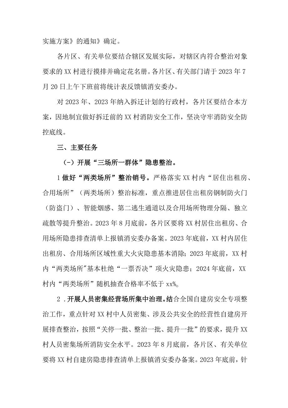 2023年度开展消防隐患大整治基础大巩固宣传大提升三年行动计划.docx_第2页