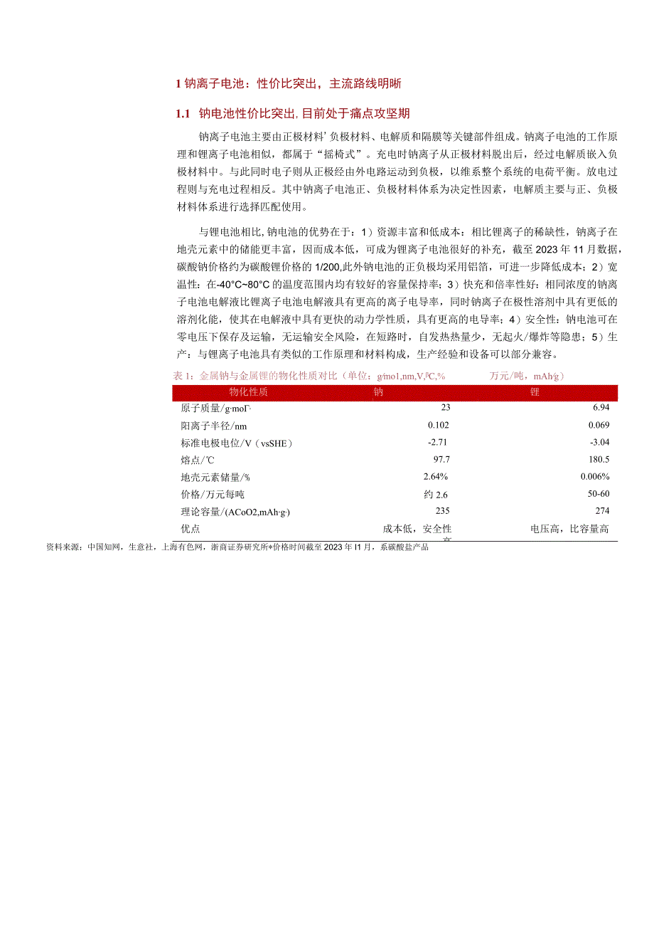 2023年钠电池行业系列深度报告word：性能和应用有望与锂电互补2023年将迎量产元年.docx_第3页