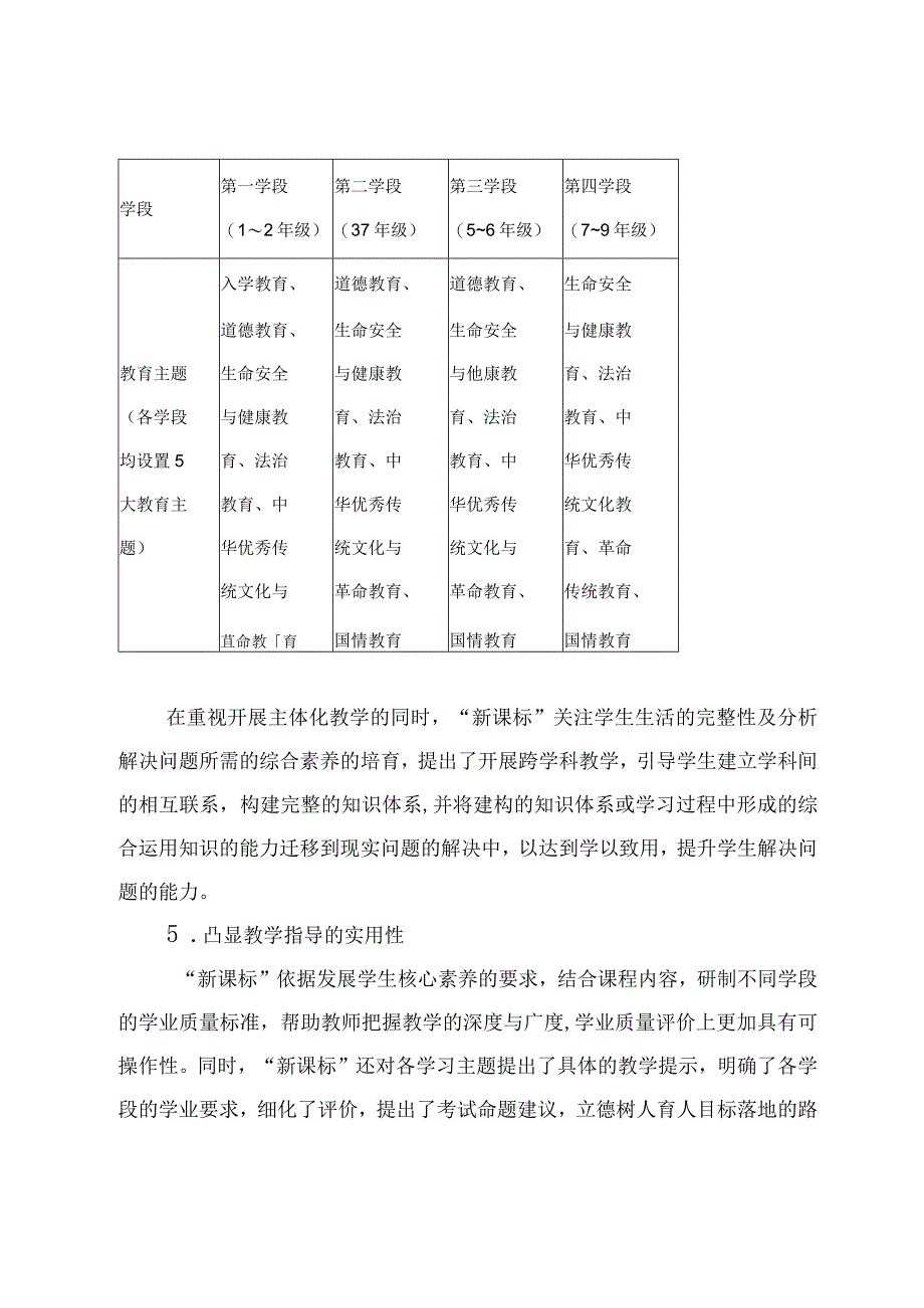 2023年版义务教育道德与法治课程标准的变化及其对教学的要求及道德与法治新课堂建构的几点思考3篇.docx_第3页