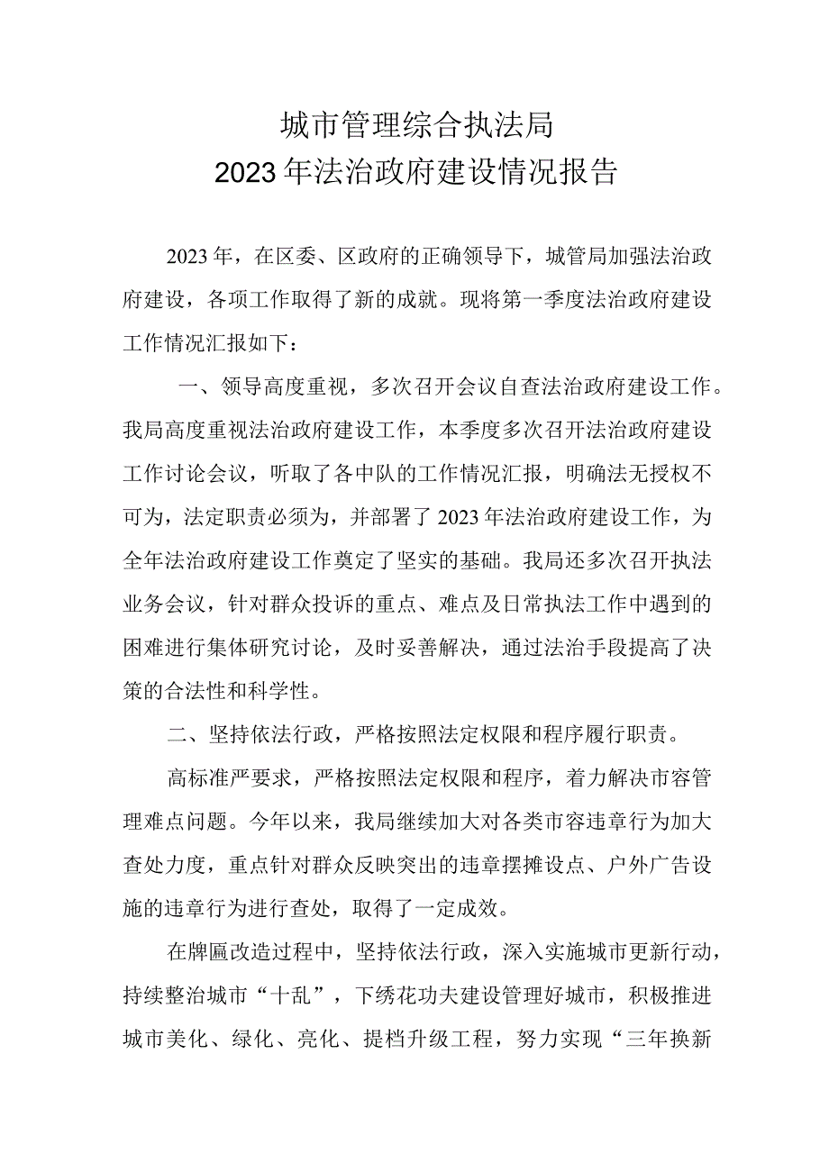 2023年法治政府建设情况报告.docx_第1页