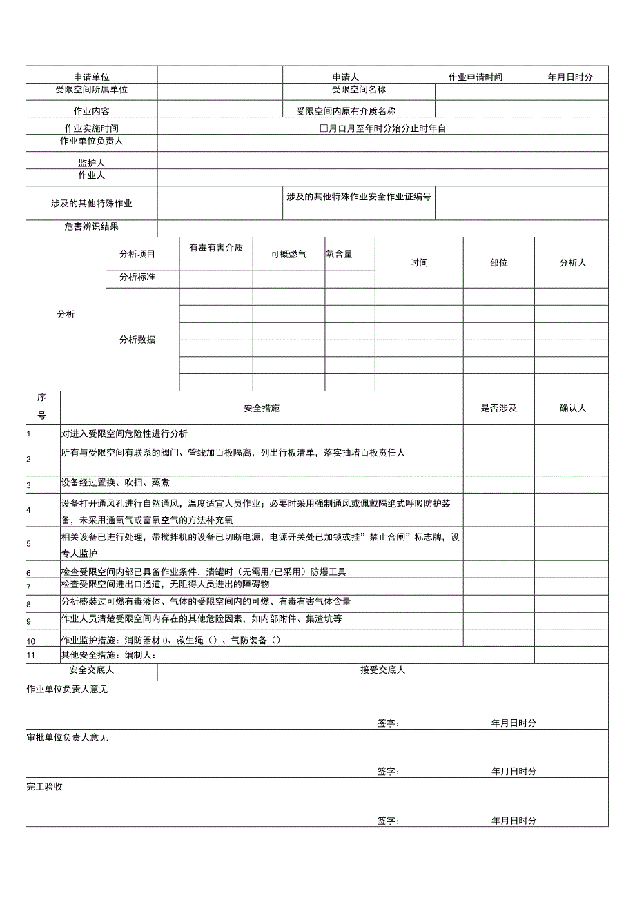 2023新版安全作业票(证)及填写说明.docx_第2页