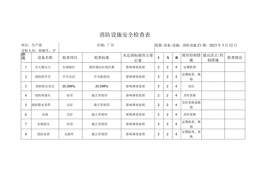 2322消防设施评价表.docx_第2页