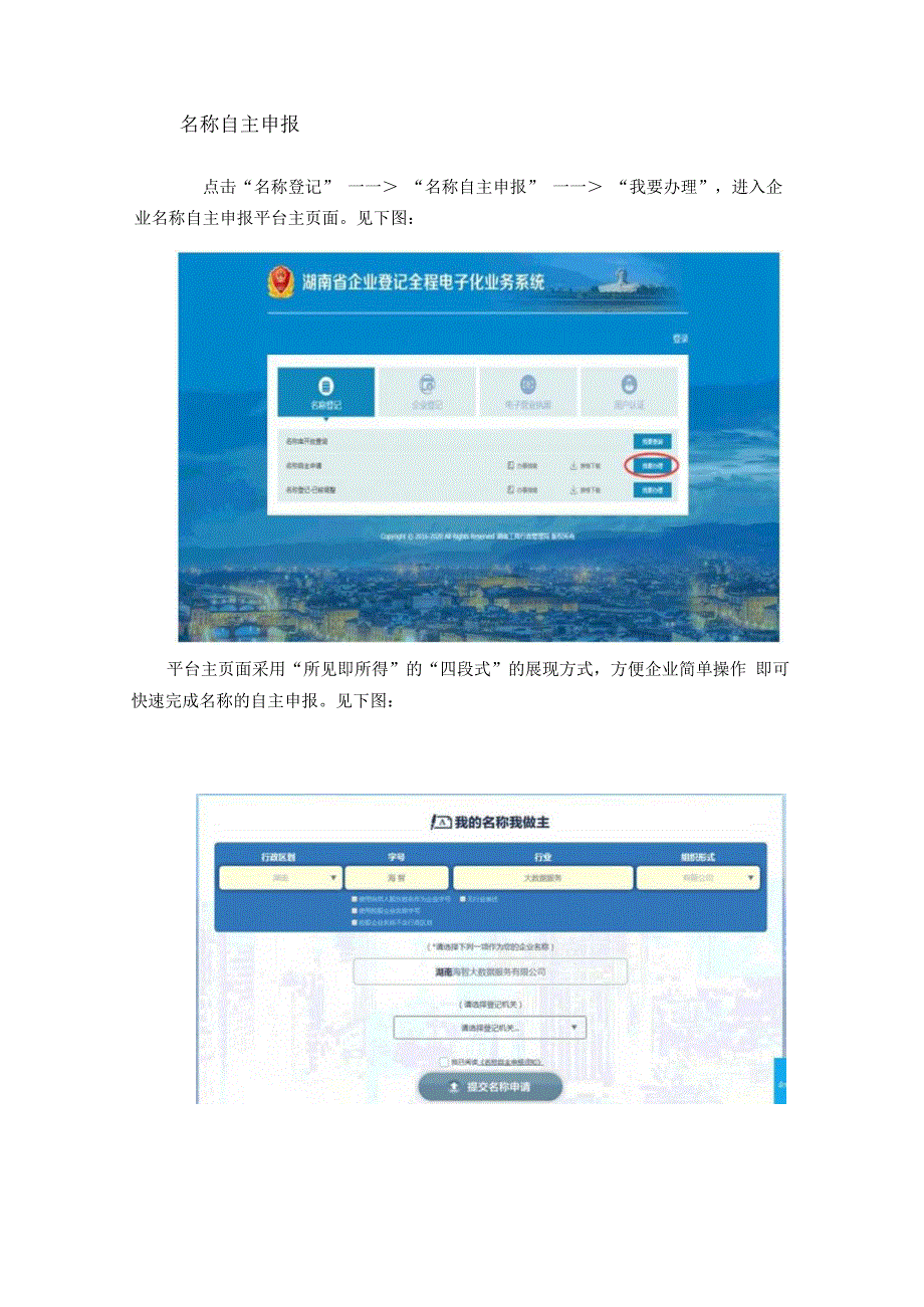 最新湖南省企业全程电子化业务系统办理操作指南.docx_第3页