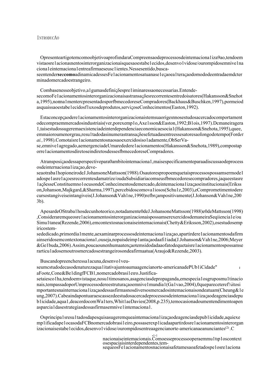 ADinamicadeRelacionamentosNacionaiseInternacionaisemProcessosdeInternacionalizaoumEstudodeCasodeumaAgênciaNo.docx_第3页