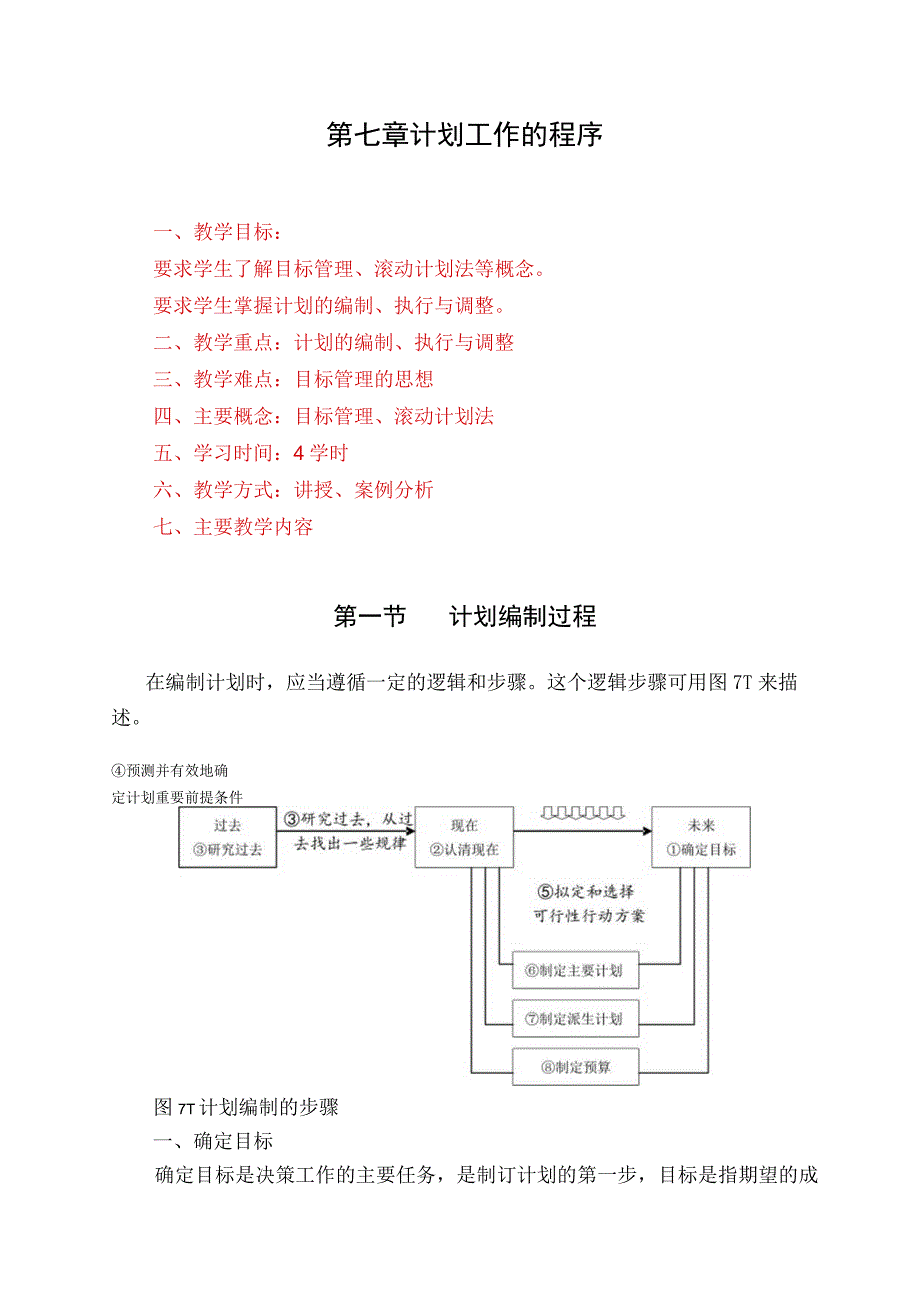 7计划工作的程序.docx_第1页