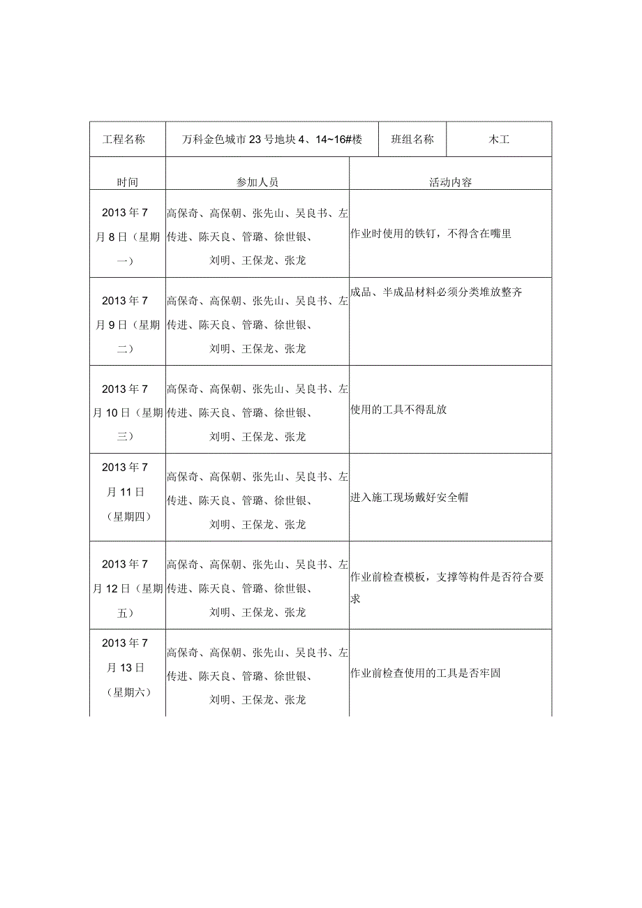 木工班前活动记录A64.docx_第2页