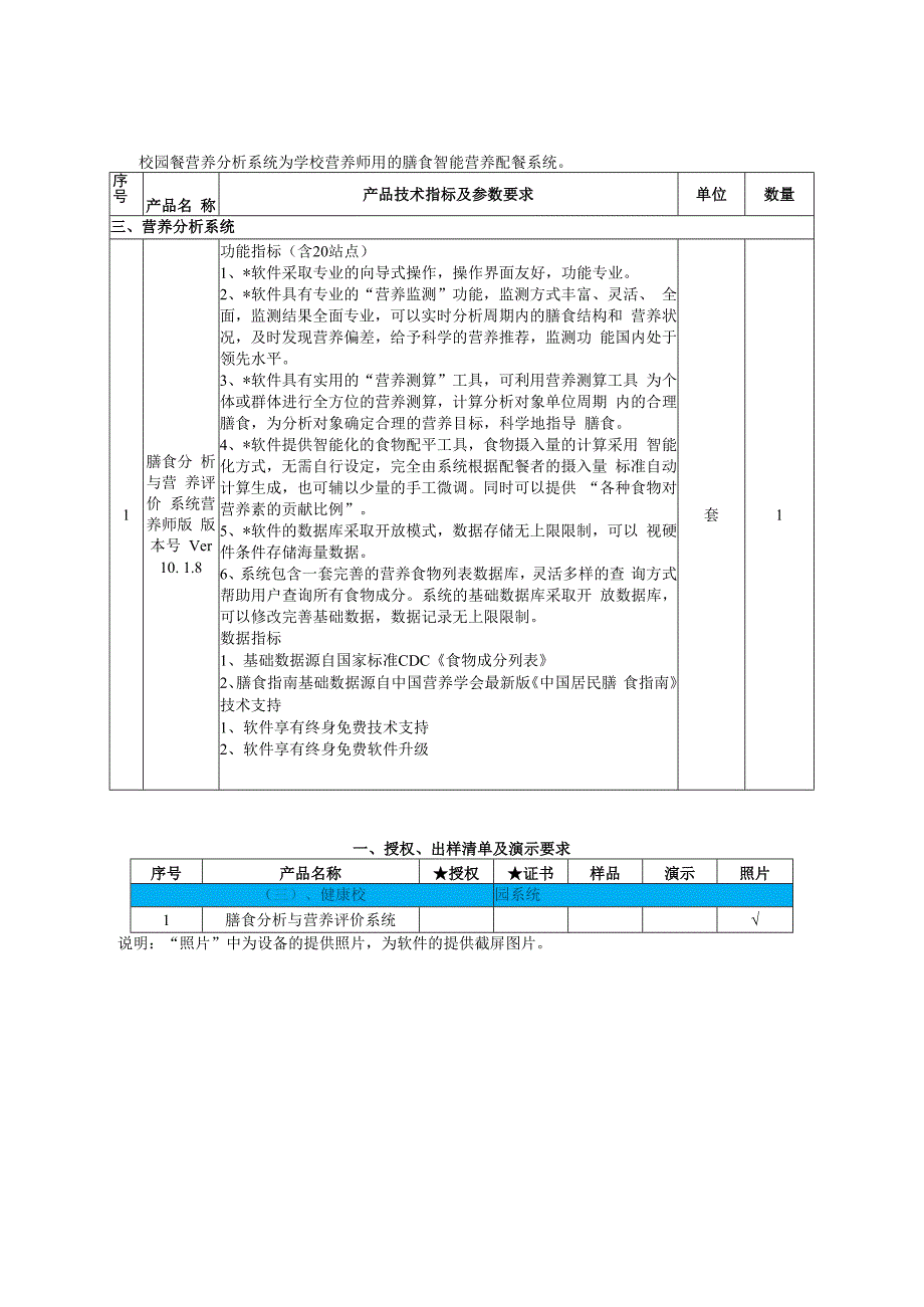 杨浦区附小项目营养分析系统.docx_第2页