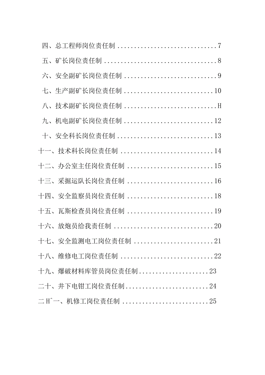 某煤矿管理制度汇编岗位责任制度.docx_第2页