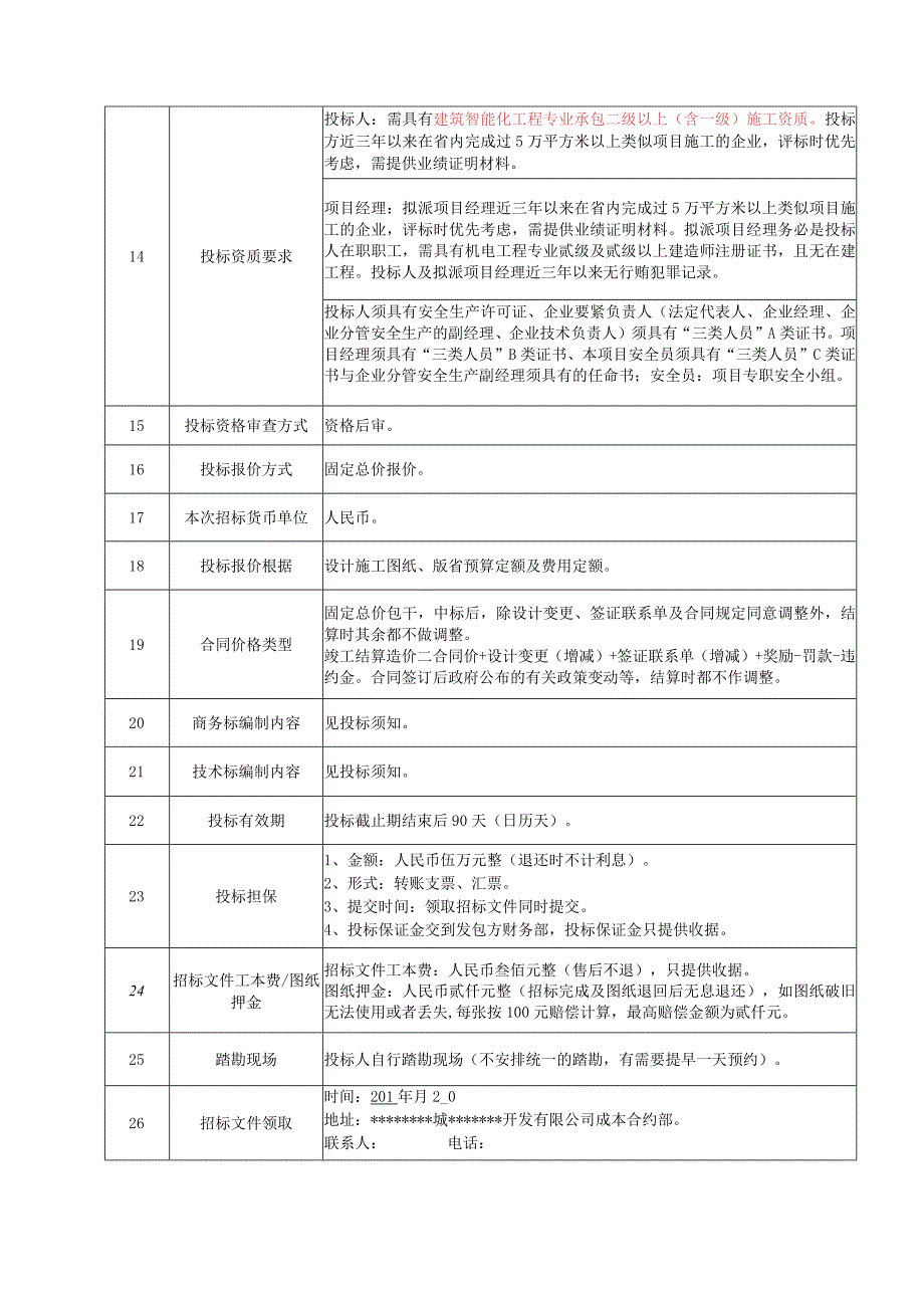 某项目建筑智能化工程施工招标文件.docx_第3页