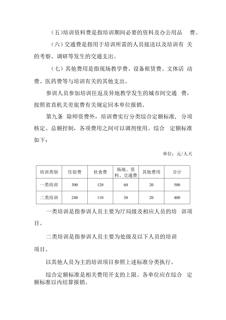 某省省直机关培训费管理办法.docx_第3页