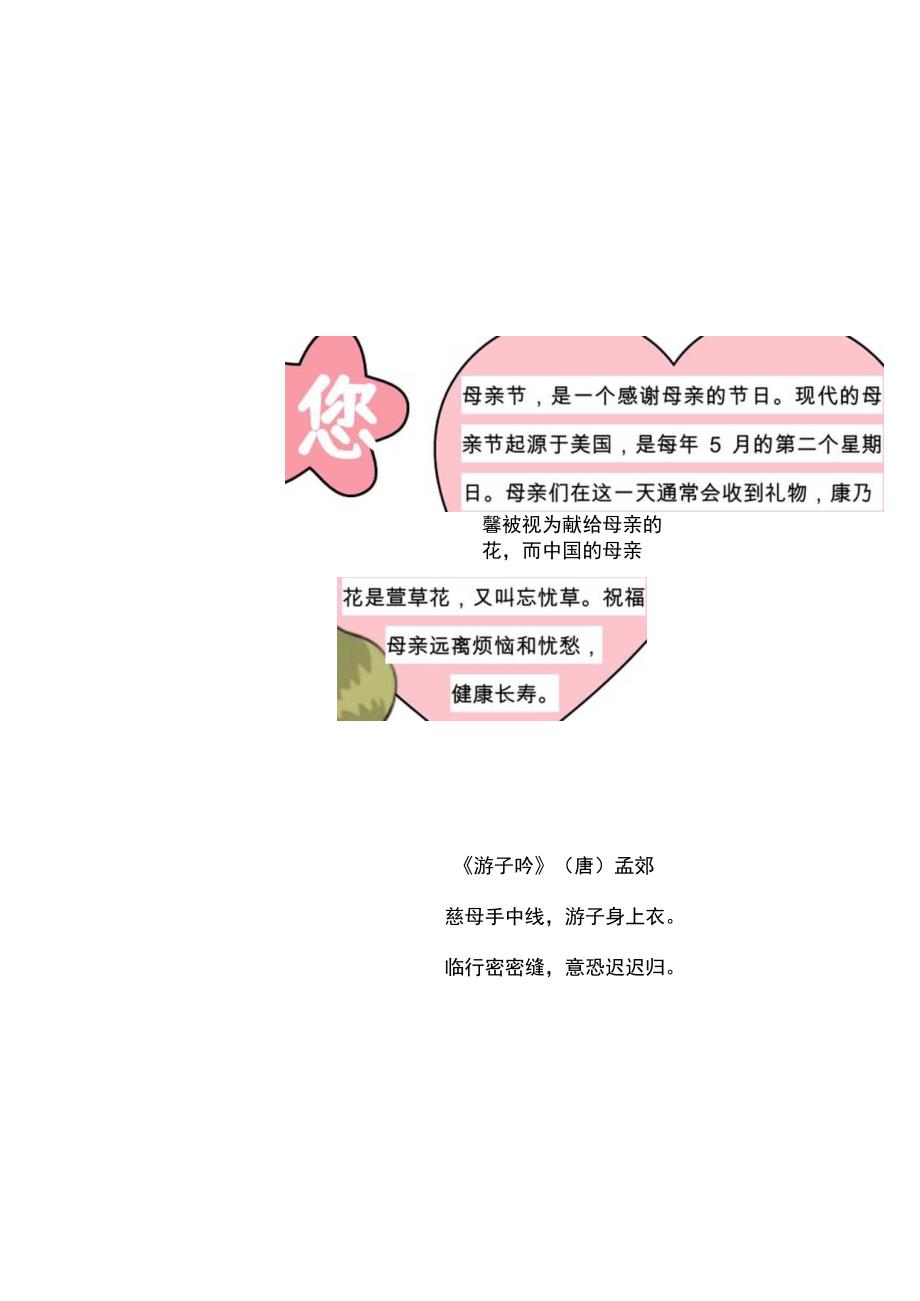 母亲节手抄报电子小报.docx_第1页