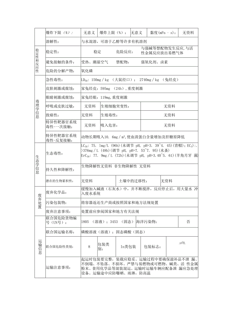 正磷酸的安全技术说明书.docx_第3页