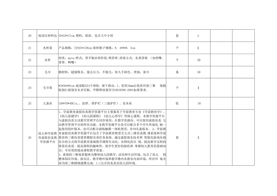 模拟幼教实训室项目参数.docx_第3页