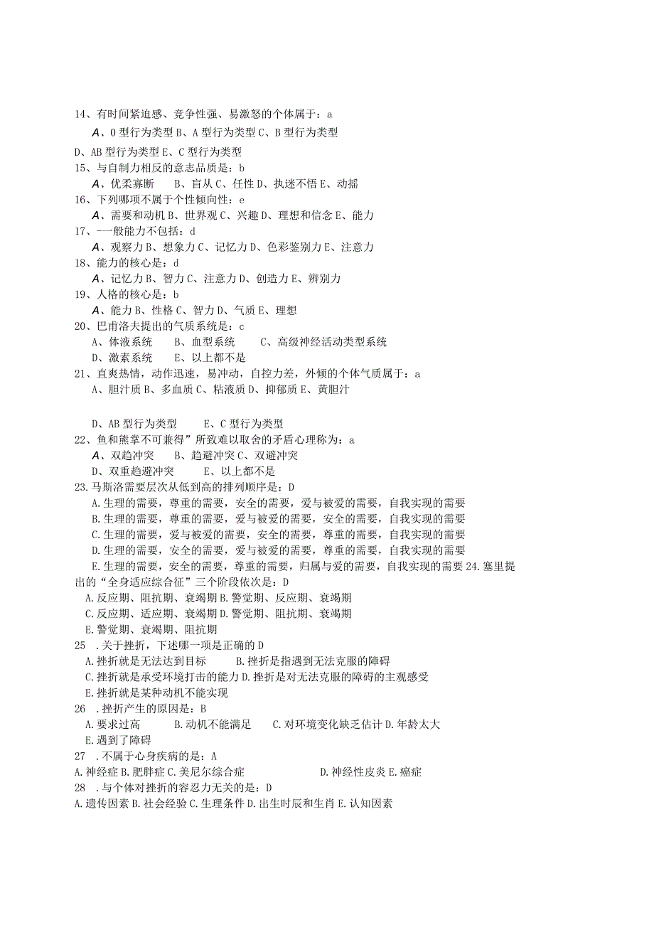 江苏全科医师试题(镇江)医学心理学(社区医生).docx_第2页