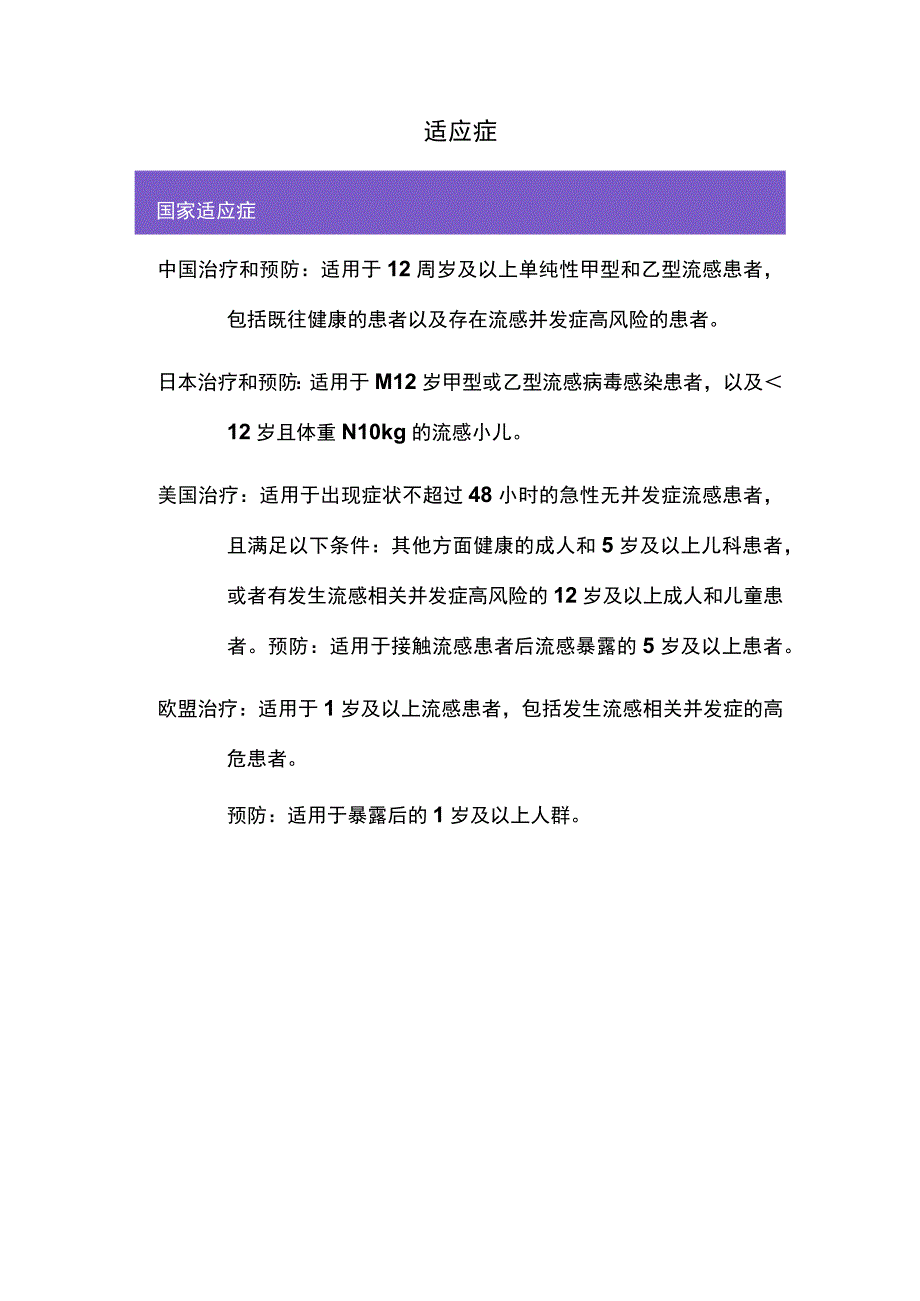 玛巴洛沙韦药物药理作用适应症给药时机和用法用量及注意事项.docx_第2页