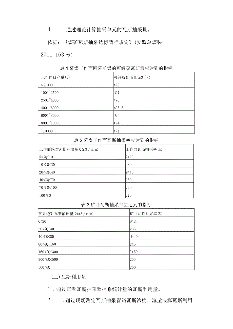 瓦斯抽采指标管理要求和检查方法.docx_第3页