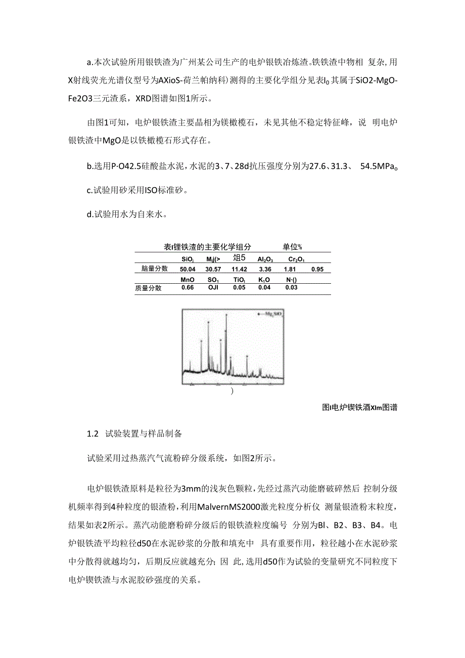 电炉镍铁渣粉对水泥胶砂强度的影响试验研究.docx_第3页