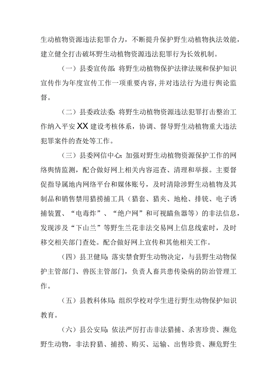 XX县野生动植物资源保护联席会议制度.docx_第3页