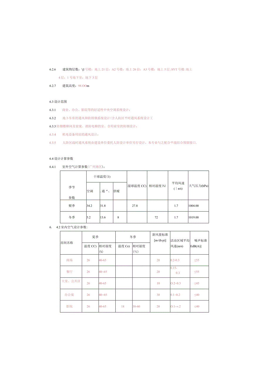 中央空调暖通设计说明模板.docx_第1页