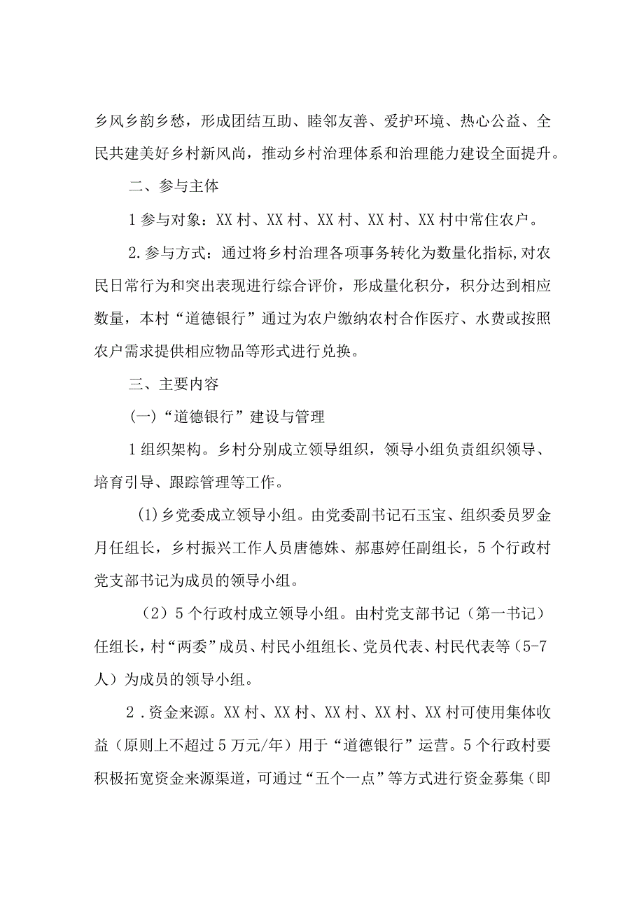 XX乡道德银行建设实施方案.docx_第3页