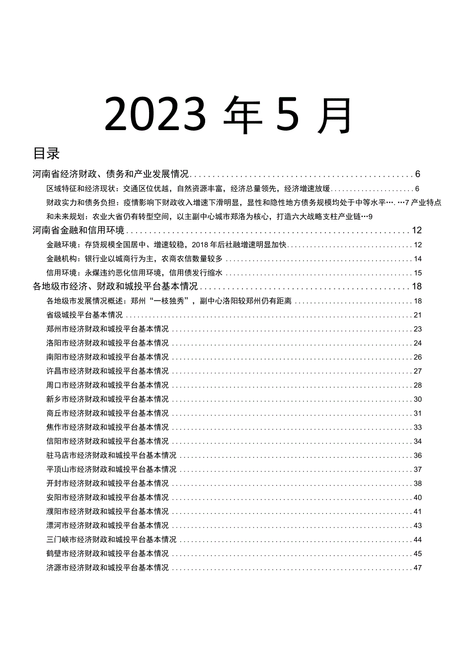 2023年河南省城投平台市场分析报告.docx_第2页