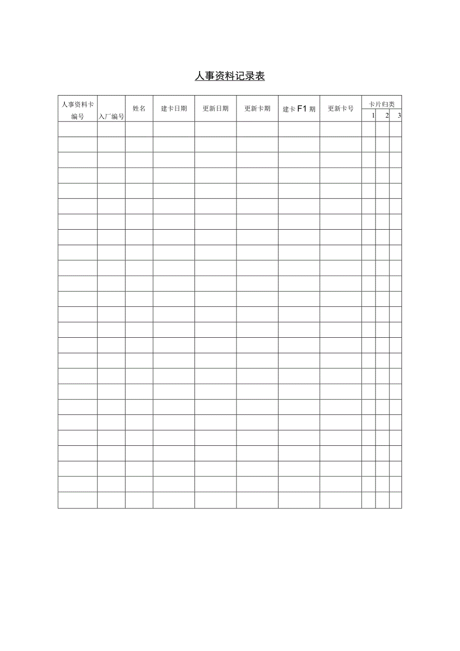 人事资料记录表.docx_第1页