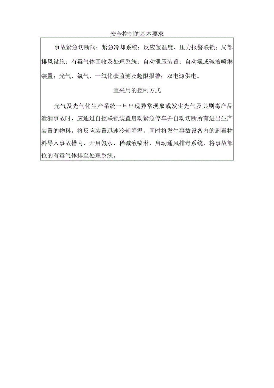 光气及光气化工艺安全控制要求重点监控参数及控制方案.docx_第2页