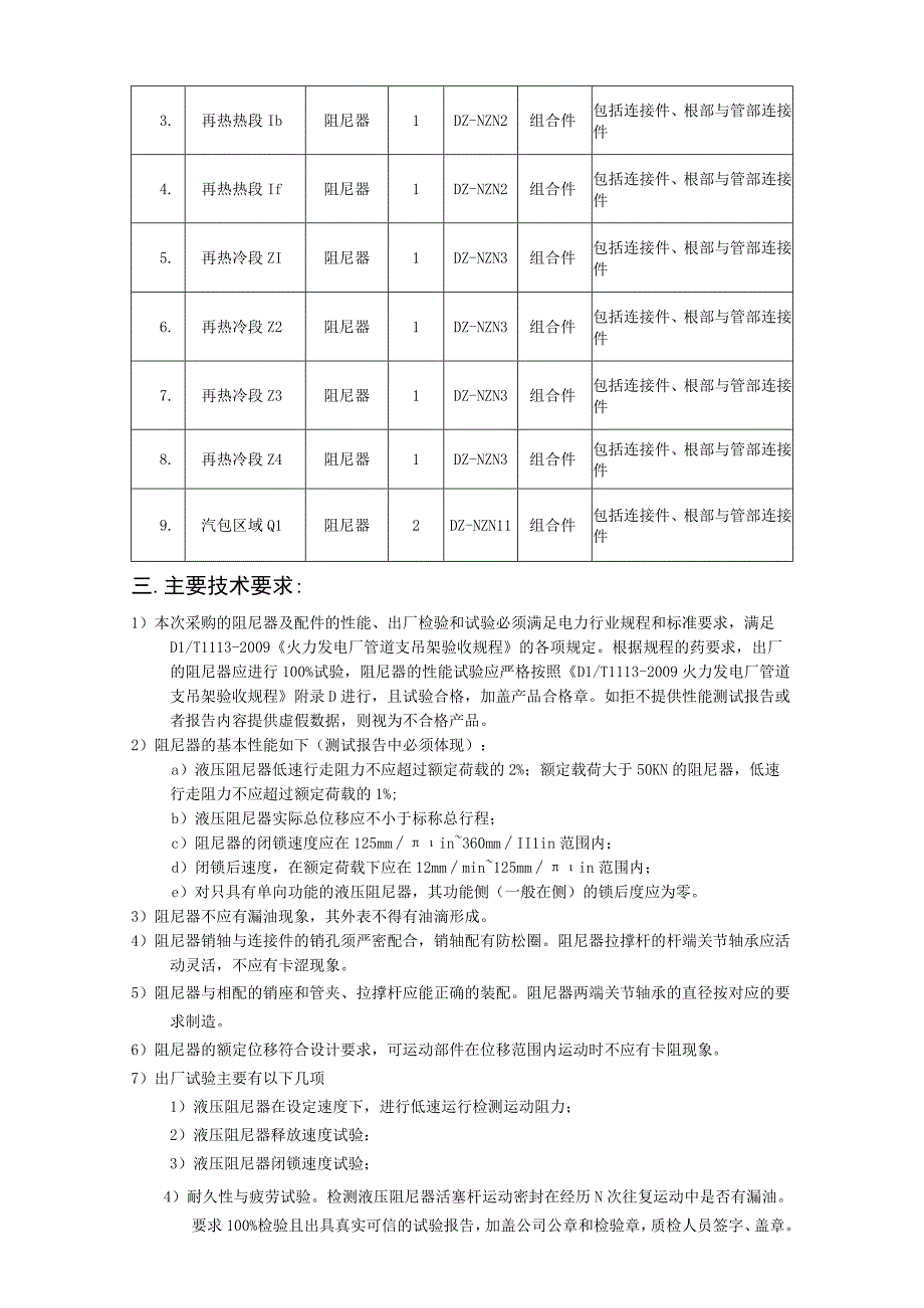 四大管道阻尼器采购技术规范书.docx_第2页