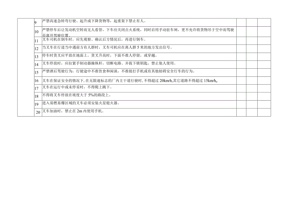 叉车安全检查表.docx_第3页