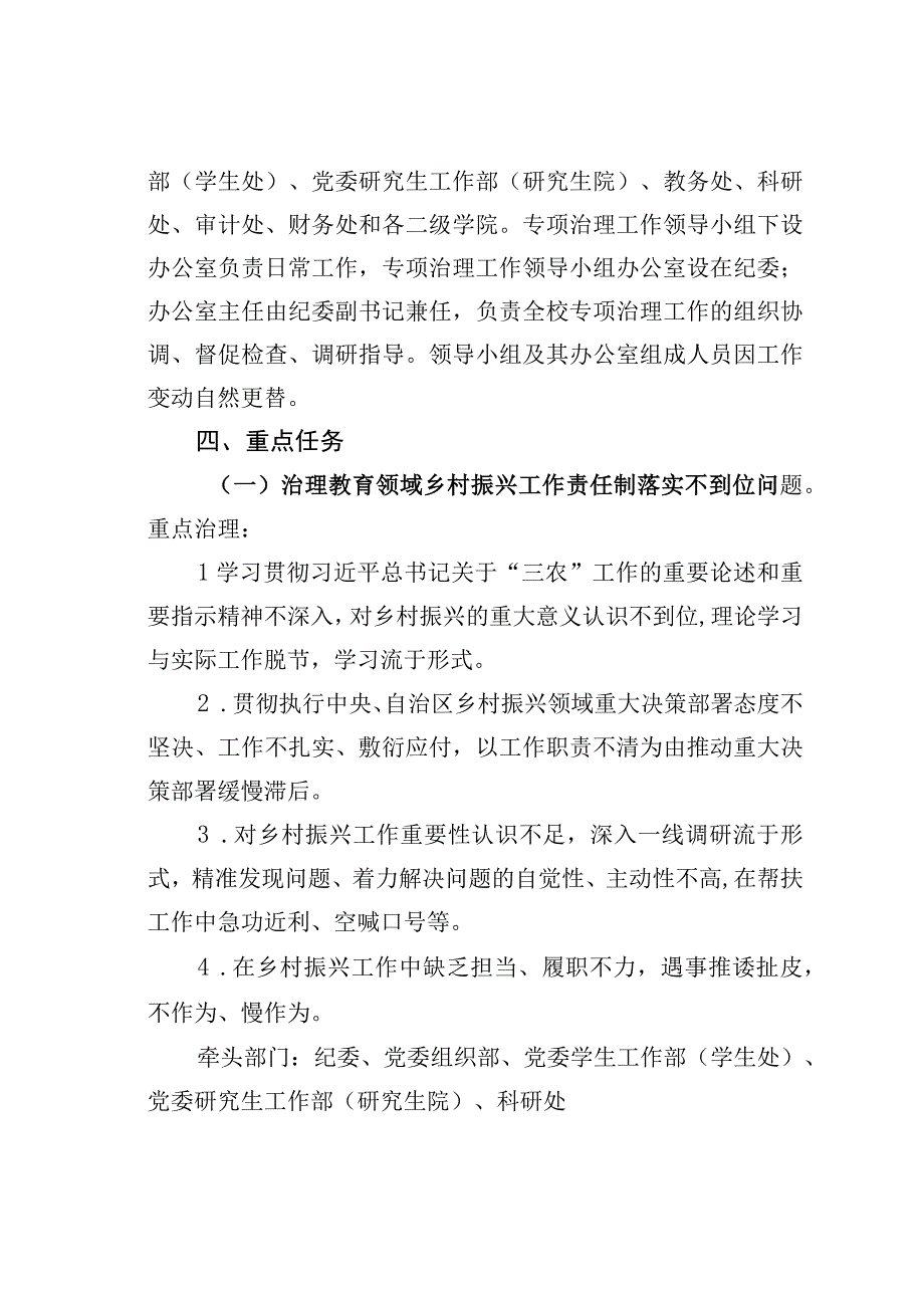 关于开展乡村振兴领域腐败和作风问题专项治理工作方案.docx_第3页