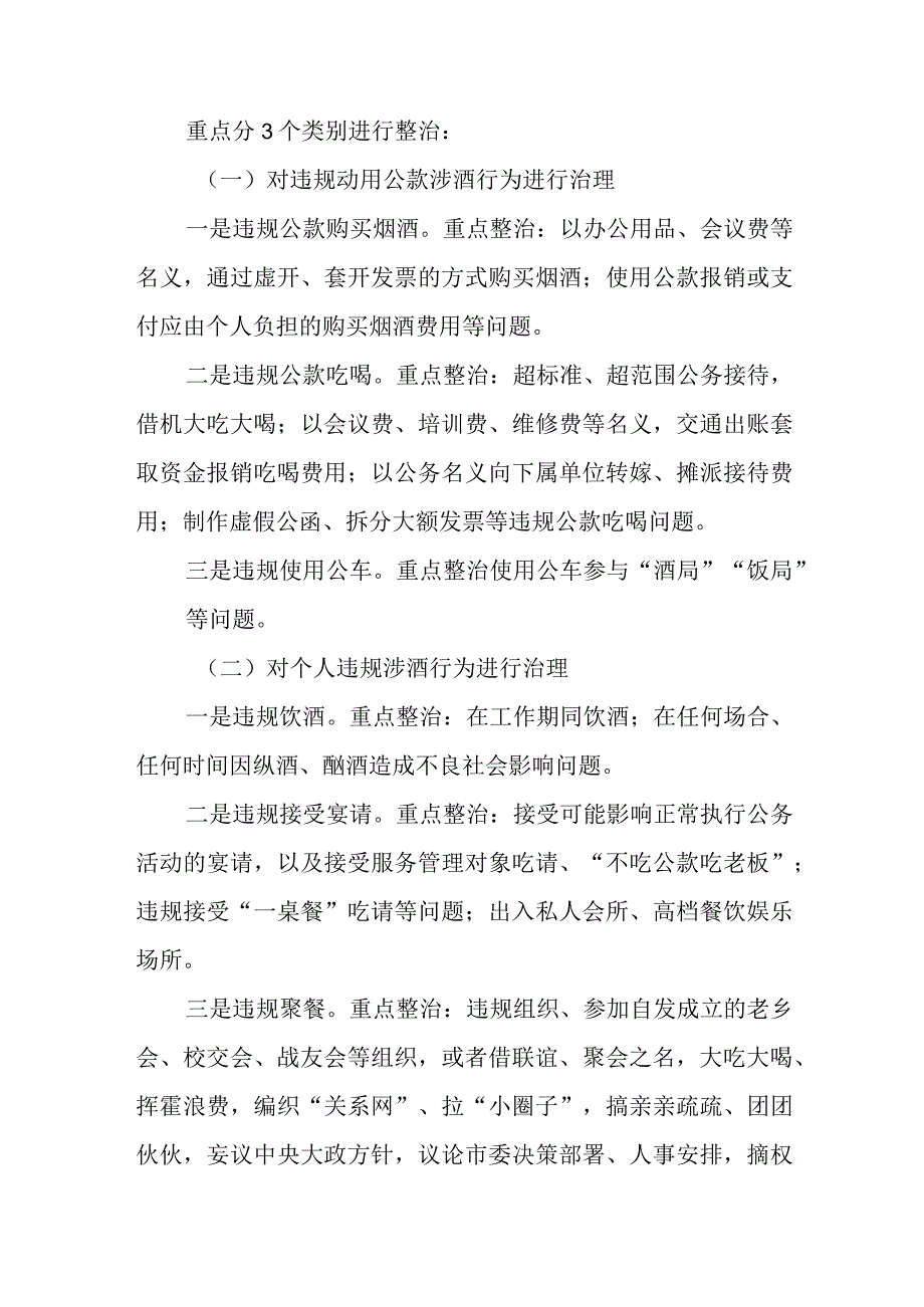 关于开展觉员干部和国家公职人员涉酒违纪违法问题百日专项整治的工作方案.docx_第2页